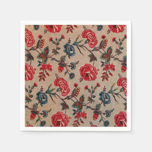 Vintage Art Nouveau Botanical Craft Paper Napkins