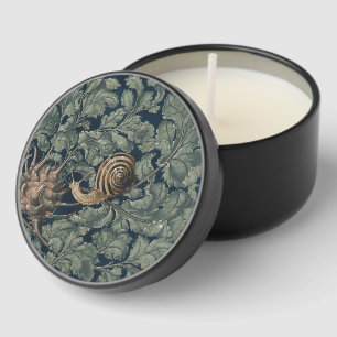 Vintage Art Nouveau Botanical Snail Antique Mini Candle Favors