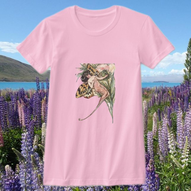 Vintage Art Nouveau Butterfly Fairy T-Shirt (Creator Uploaded)
