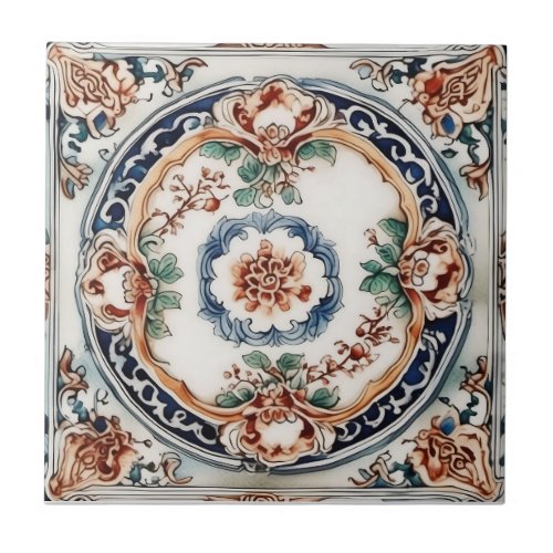 vintage art nouveau ceramic tiles