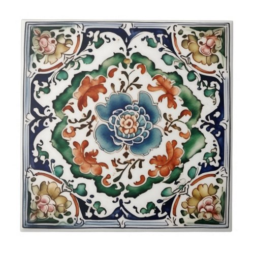 vintage art nouveau ceramic tiles