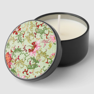Vintage Art Nouveau Chinese Floral Chinoiserie Mini Candle Favors