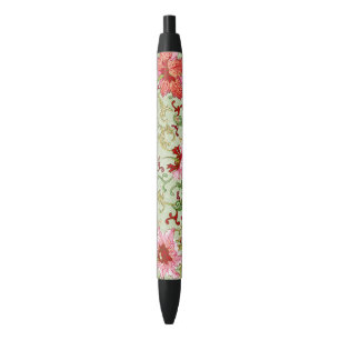 Vintage Art Nouveau Chinese Floral Chinoiserie Pen