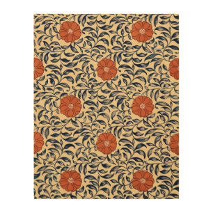 Vintage Art Nouveau Chinese Peony Floral Pattern