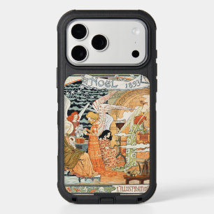 Vintage Art Nouveau Christmas Angels and Madonna iPhone 17 Pro Max Case