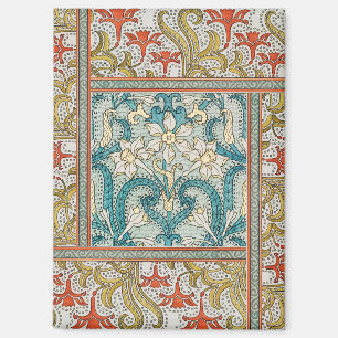 Vintage Art Nouveau Daffodil Pattern Verneuil Magnet