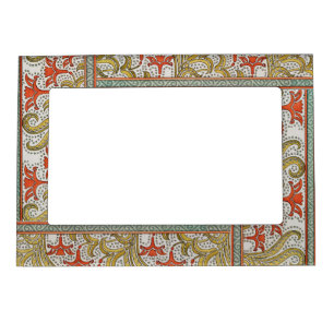 Vintage Art Nouveau Daffodil Pattern Verneuil Magnetic Frame