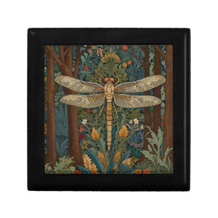 Vintage art nouveau dragonfly boho chic gift box