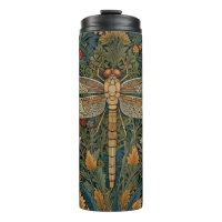 Vintage art nouveau dragonfly boho chic