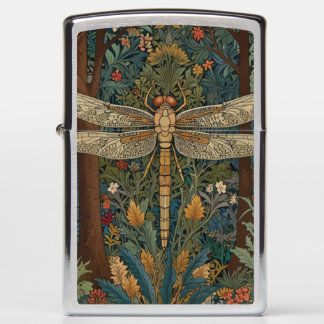 Vintage art nouveau dragonfly boho chic zippo lighter