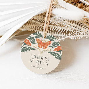 Vintage Art Nouveau Favor Gift Tag