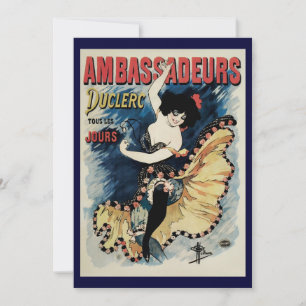 Vintage Art Nouveau Flamenco Dancer, Ambassadeurs