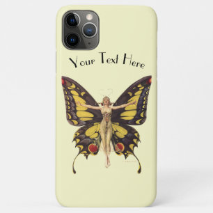 Vintage Art Nouveau "Flapper" With Butterfly Wings iPhone 11 Pro Max Case