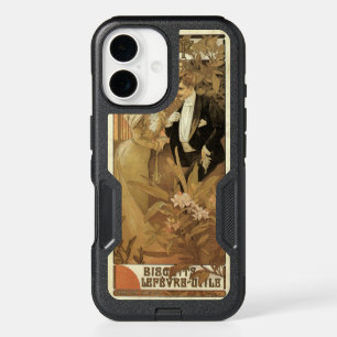 Vintage Art Nouveau Flirt Biscuits, Alphonse Mucha iPhone 16 Case