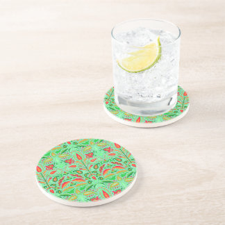Vintage: Art Nouveau Floral Garden Coaster