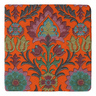 Vintage: Art Nouveau Floral Garden Trivet