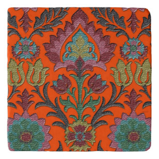Vintage: Art Nouveau Floral Garden Trivet