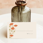Vintage Art Nouveau Folded Place Card<br><div class="desc">This Folded Place Card from the Art Nouveau Collection showcases a beautiful vintage floral design that exudes modern elegance. Personalize it with your details easily and quickly. Simply press the 'customize it' button to further re-arrange and format the style and placement of the text.</div>