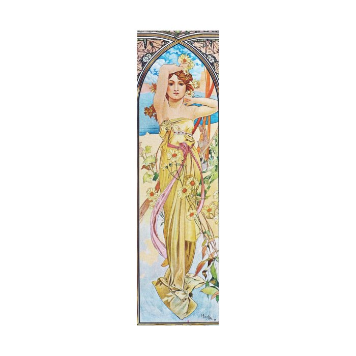 Vintage Art Nouveau Goddess Gallery Wrap Canvas