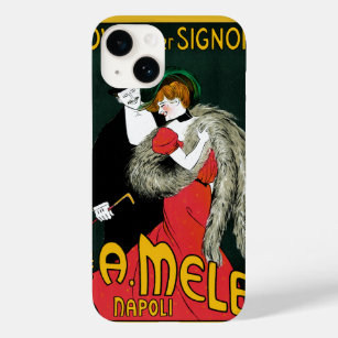 Vintage Art Nouveau, Italian Fashion Love Romance Case-Mate iPhone 14 Case