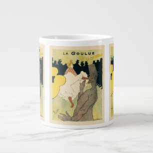 Vintage Art Nouveau, La Goulue by Toulouse Lautrec Giant Coffee Mug