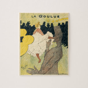 Vintage Art Nouveau, La Goulue by Toulouse Lautrec Jigsaw Puzzle
