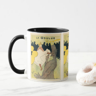 Vintage Art Nouveau, La Goulue by Toulouse Lautrec Mug