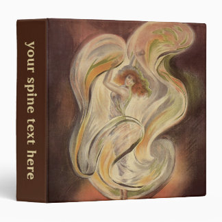 Vintage Art Nouveau, La Loie Fuller Modern Dancer 3 Ring Binder