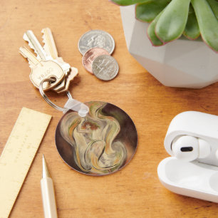 Vintage Art Nouveau, La Loie Fuller Modern Dancer Keychain