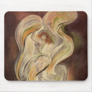 Vintage Art Nouveau, La Loie Fuller Modern Dancer Mouse Pad