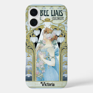 Vintage Art Nouveau Le Bec Liais, Privat Livemont iPhone 16 Case