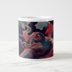 Vintage Art Nouveau, Loie Fuller at Folies Bergere Giant Coffee Mug