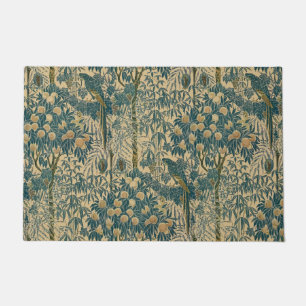Vintage Art Nouveau Macaw Pattern by Walter Crane Doormat