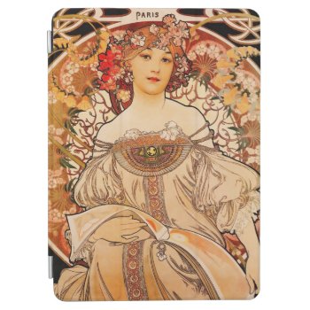 Vintage Art Nouveau Mucha Print Ipad Air Cover by encore_arts at Zazzle