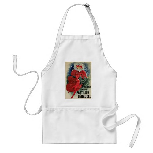 Vintage Art Nouveau Pastilles Geraudel Cough Drops Adult Apron