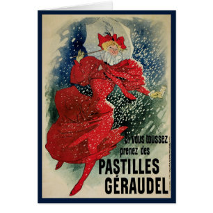 Vintage Art Nouveau Pastilles Geraudel Cough Drops Cards
