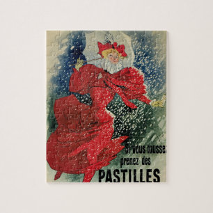 Vintage Art Nouveau Pastilles Geraudel Cough Drops Jigsaw Puzzle
