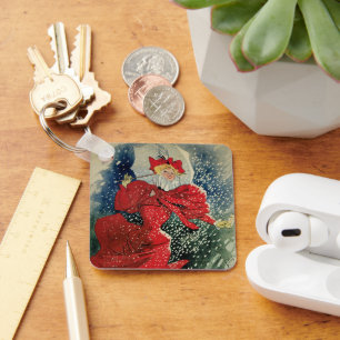 Vintage Art Nouveau Pastilles Geraudel Cough Drops Keychain