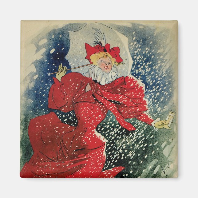 Vintage Art Nouveau Pastilles Geraudel Cough Drops Magnet (Front)