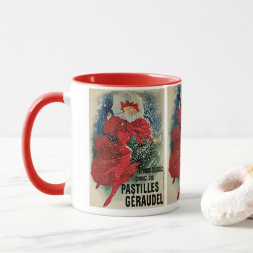 Vintage Art Nouveau Pastilles Geraudel Cough Drops Mug
