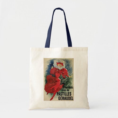 Vintage Art Nouveau Pastilles Geraudel Cough Drops Tote Bag