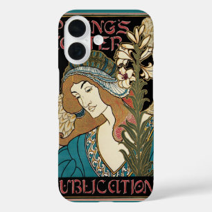 Vintage Art Nouveau, Prang's Easter Publications iPhone 16 Case