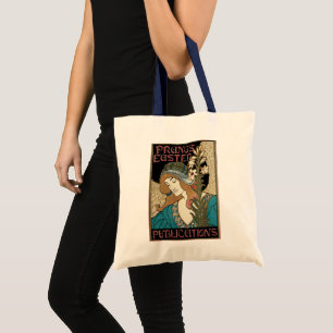 Vintage Art Nouveau, Prang's Easter Publications Tote Bag