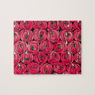 large red rose puzzle