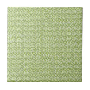 Vintage Art Nouveau snowdrop floral wallpaper Ceramic Tile
