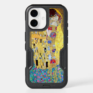 Vintage Art Nouveau, The Kiss by Gustav Klimt iPhone 16 Case