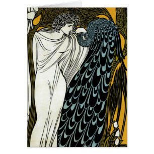 Vintage Art Nouveau, The Kiss by William Bradley