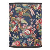 Vintage Art Nouveau Tropical Parrots Pattern Lamp Shade (Right)