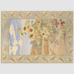 Vintage Art Nouveau Ukraine Tissue Paper