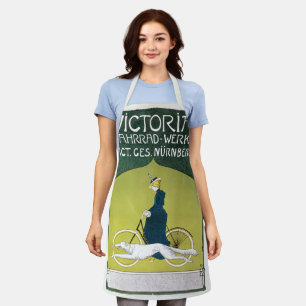 Vintage Art Nouveau, Victoria Fahrrad Werke, Rehm Apron